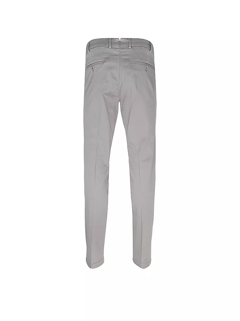 HILTL Chino TILO Slim Fit grau