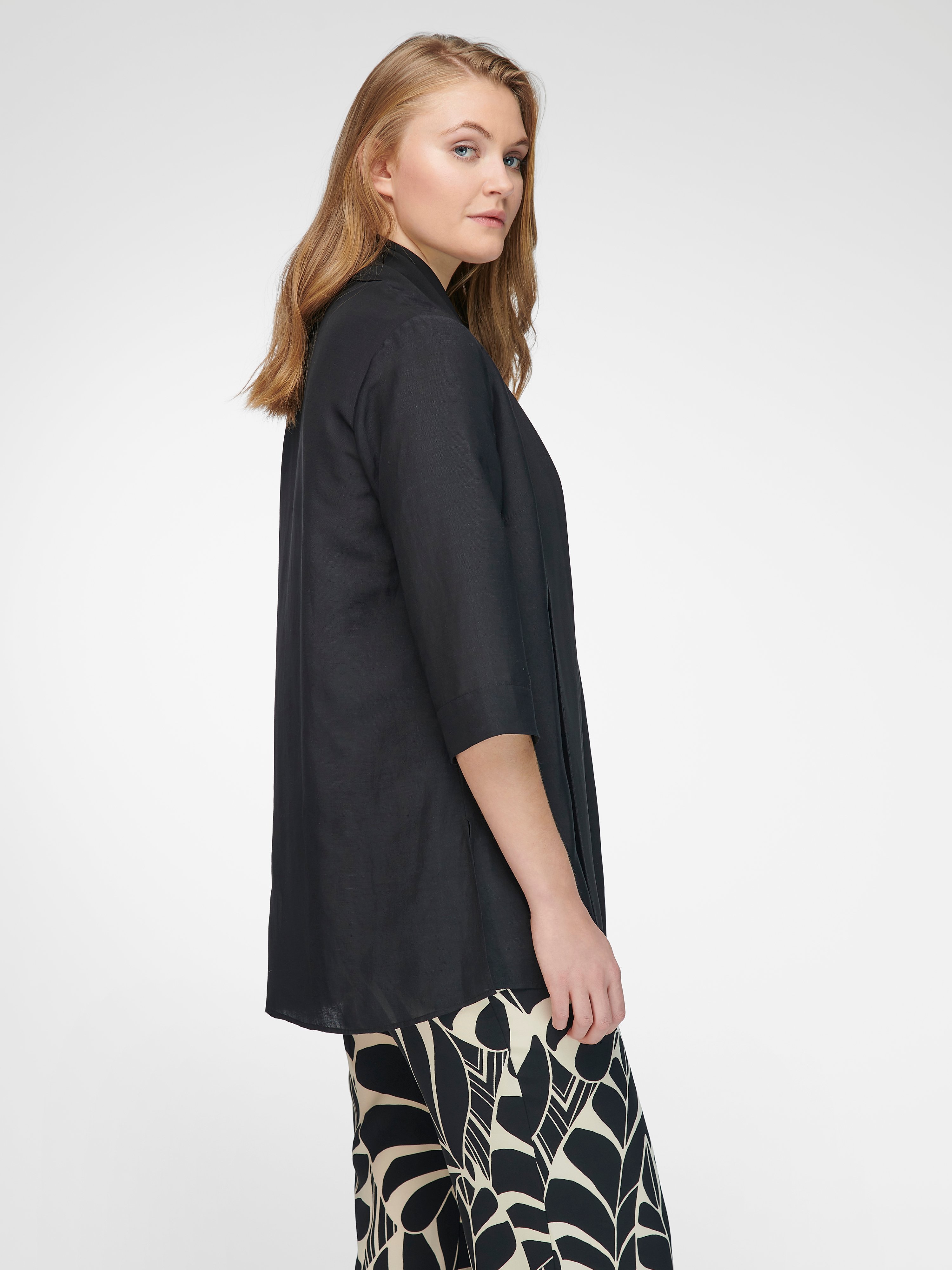 Blusenjacke mit 3/4-Arm