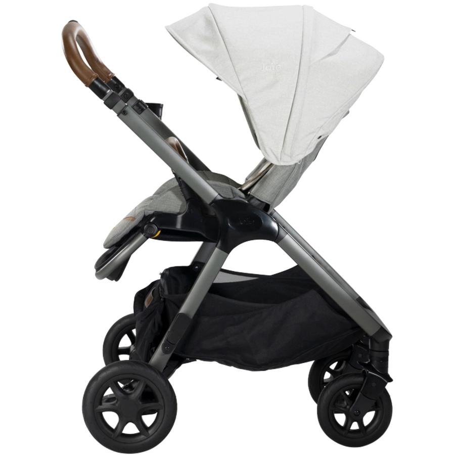 Joie Signature Sportwagen Finiti inkl. Auto-Babywanne Calmi R129 Oyster und i-Base encore