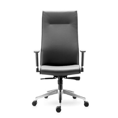 Fauteuil de bureau RACER DIRECTION - accoudoirs réglables - cuir noir