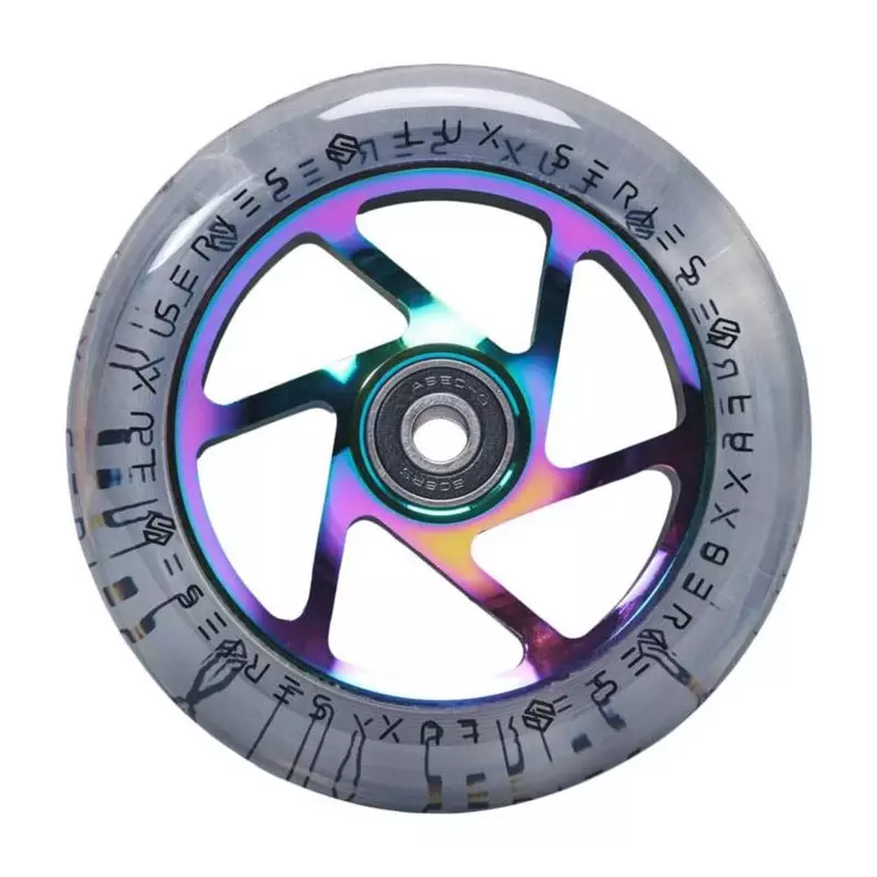 Roue trottinette STRIKER Lux Clear Rainbow 110mm
