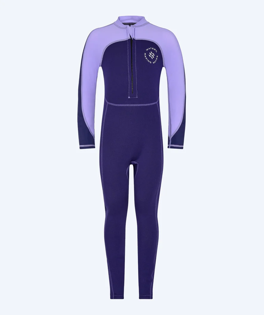 Watery UV våddragt til børn - Calypso Full-Body - Lilla