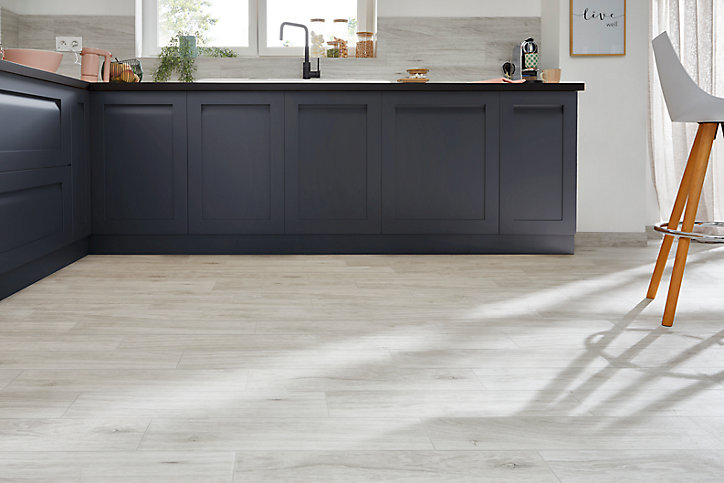 Porte de meuble de cuisine Garcinia bleu mat l. 40 cm x H. 72 cm GoodHome