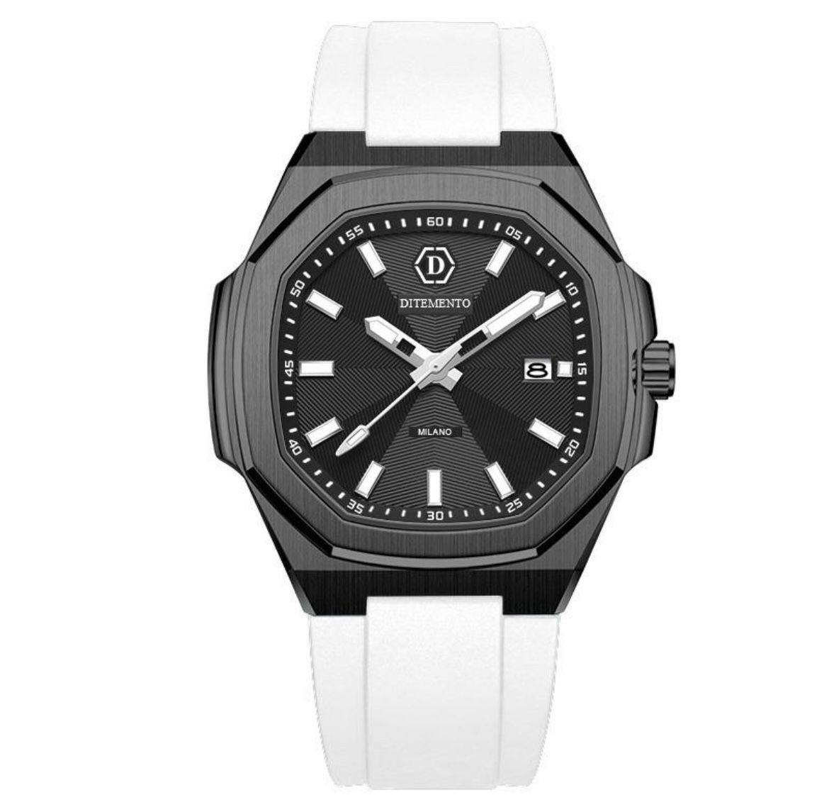 Ditemento Santiago Bernabeu Horloge Heren Zwart/Wit