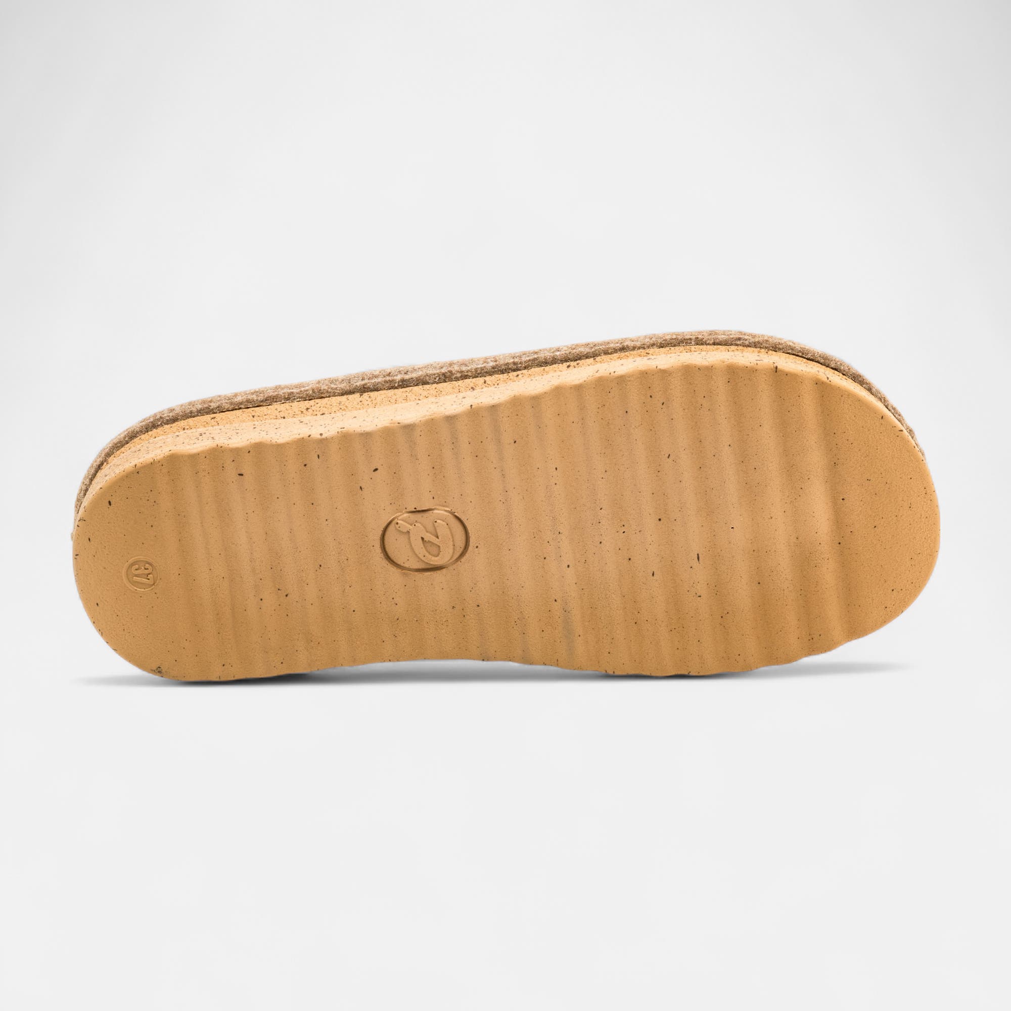 Pantoufles mules Femme taupe