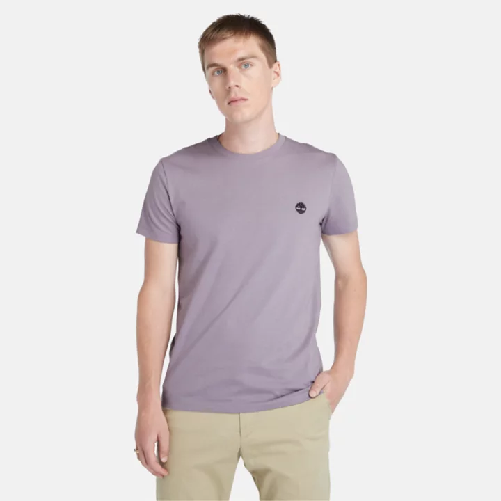 T-shirt Dunstan River pour homme en violet