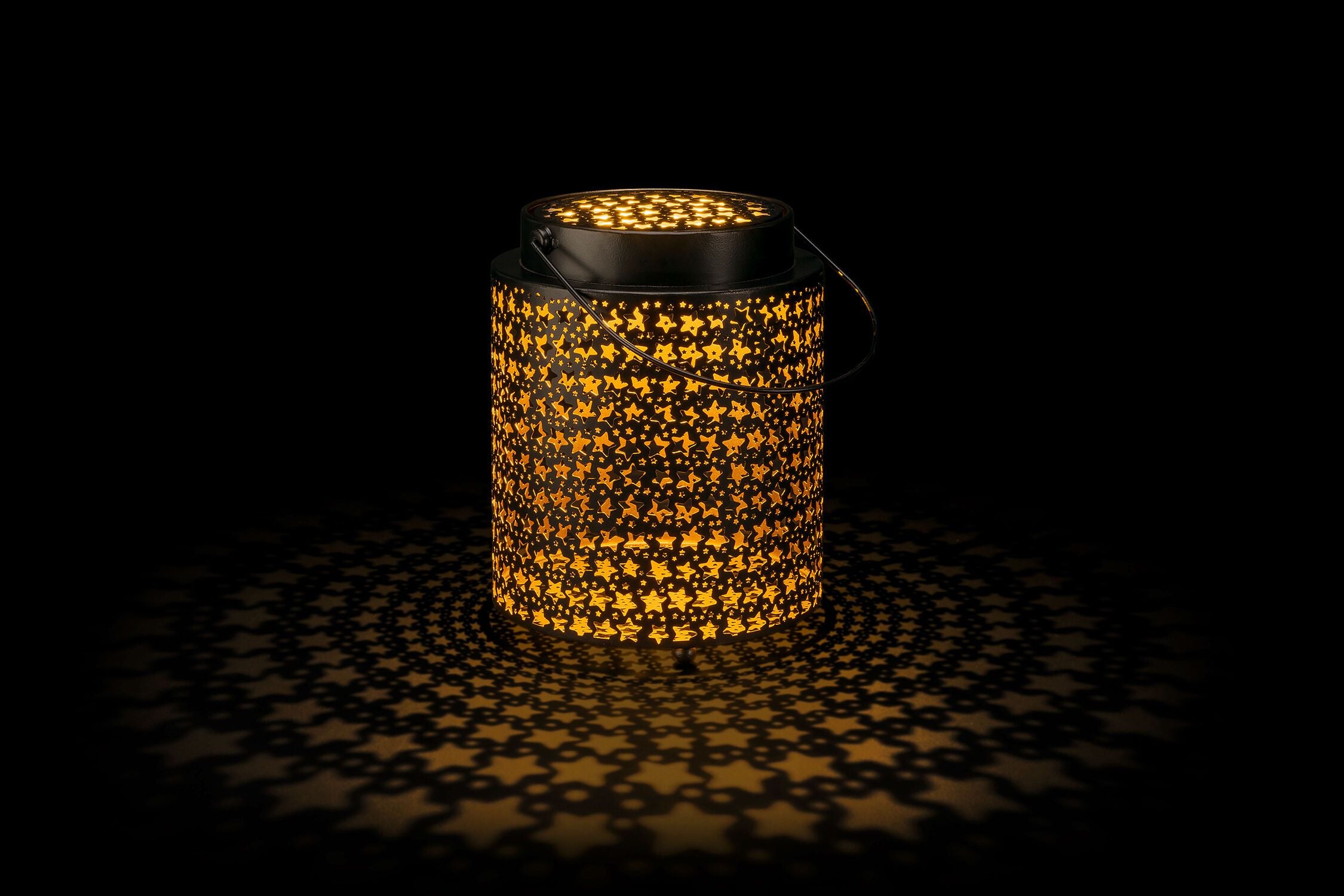 AURA LED Licht - Schwarz / H: 22.0 cm x D: 17.0 cm