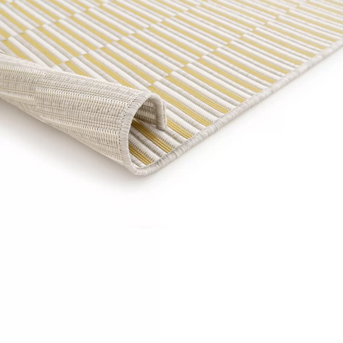 Flachwebteppich RE_Fresh creme,gelb