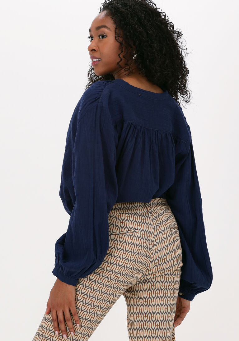 MKT STUDIO blauwe mkt studio blouse calice