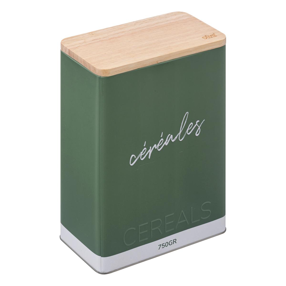 BOITE A CEREALES COLOR EDITION VERT