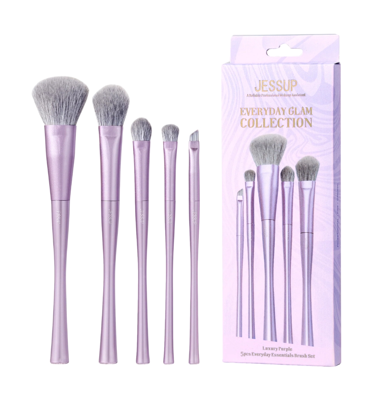 Jessup Beauty - *Everyday Glam* - Conjunto de pincéis Everyday Essentials - T515