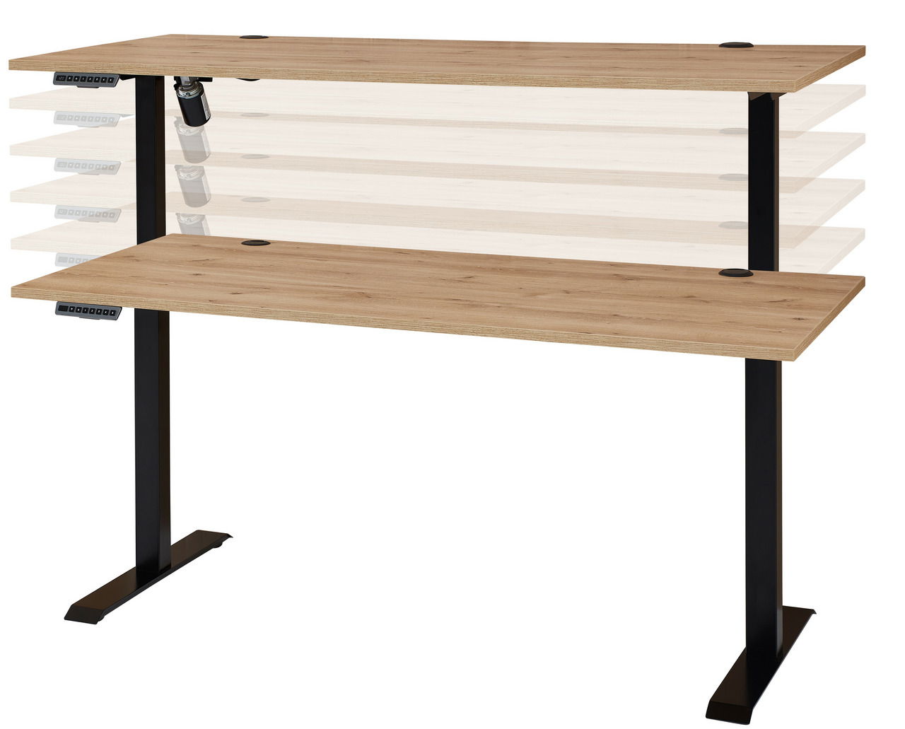 Linea Natura E-Schreibtisch Furnier SONOS