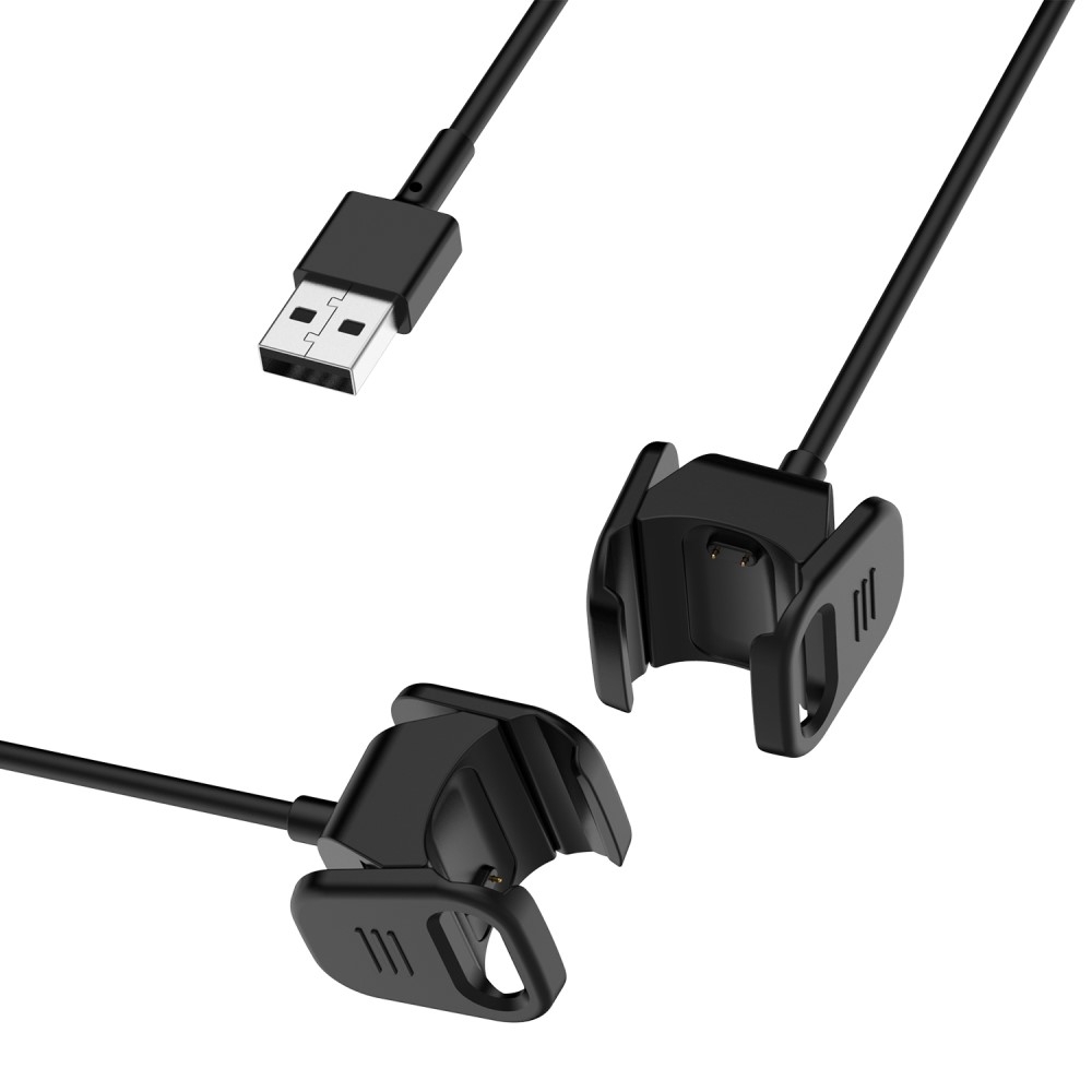 (55cm) Fitbit Charge 4 / 3 USB Ladegerät Clip - Schwarz