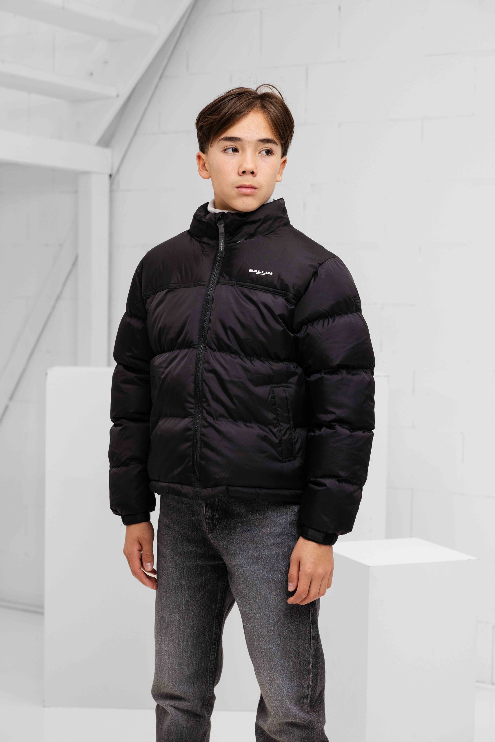 Ballin Amsterdam Padded Winterjas Kids Zwart