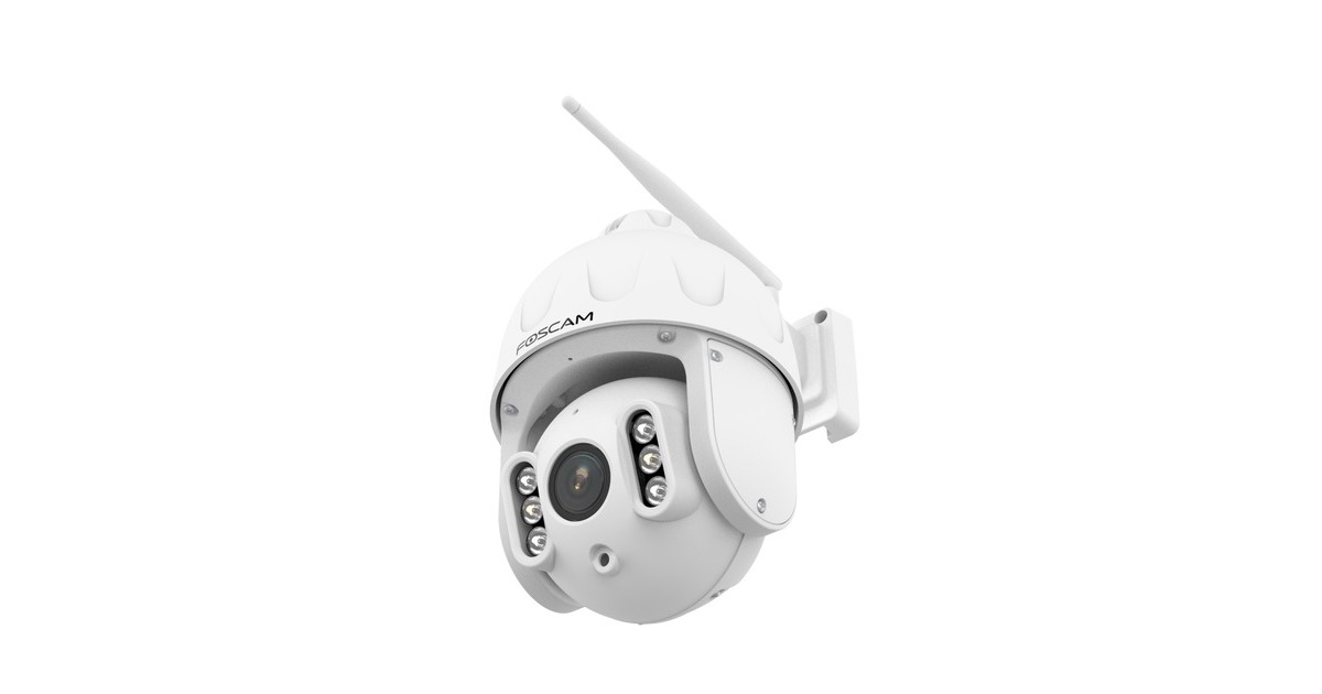 FoscamSD8P, 4K/8MP Dual-Band WiFi PTZ buiten beveiligingscamera  (Wit)