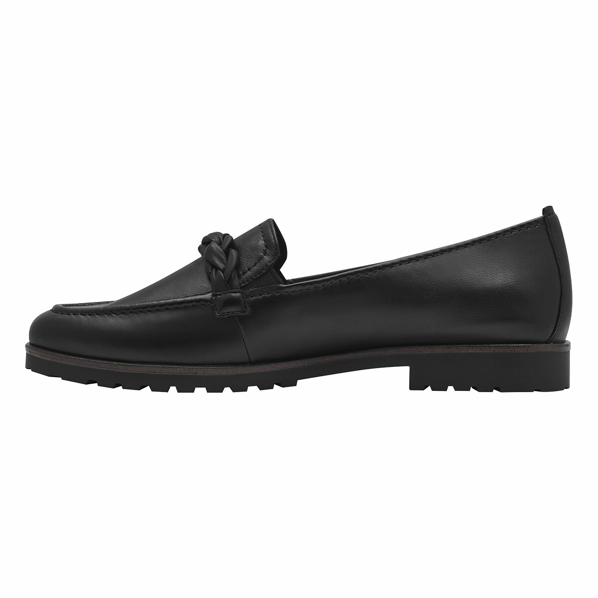 TAMARIS<br>Mocassins em leer