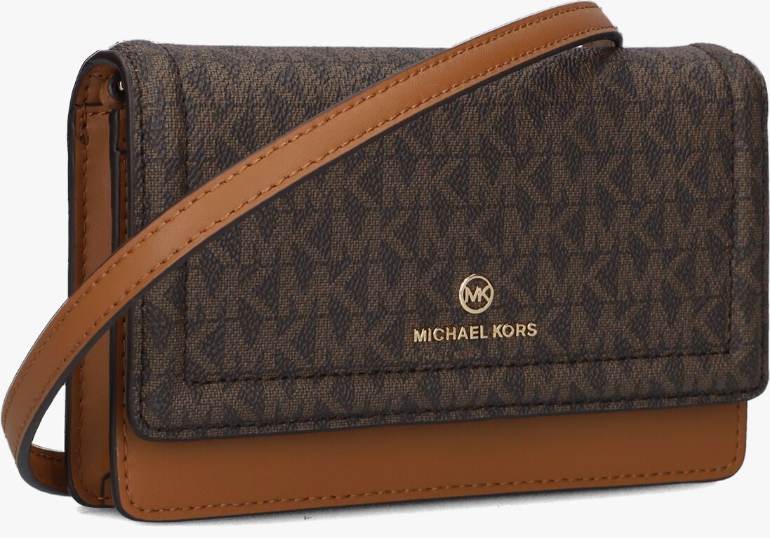 MICHAEL KORS bruine michael kors schoudertas sm phone crossbody