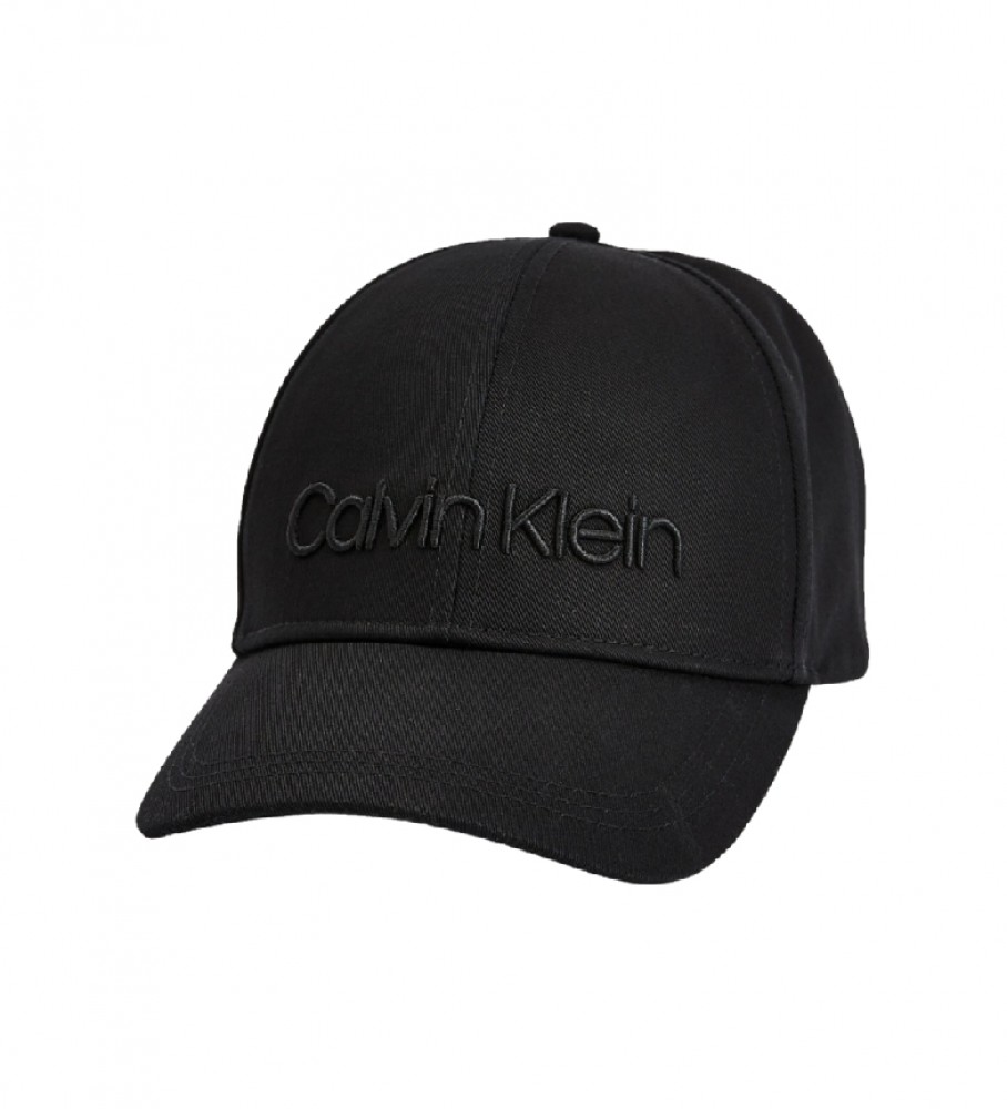 Boné Calvin Klein Cotton Twill Logo preto