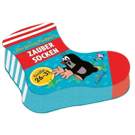 Trötsch Der kleine Maulwurf - Zaubersocken Größe 26-31, 2-fach sortiert