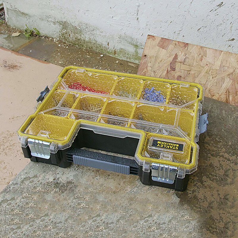 Organiseur professionnel Stanley Fatmax 10 compartiments, H 41 x L 35,5 x P 11,5 cm