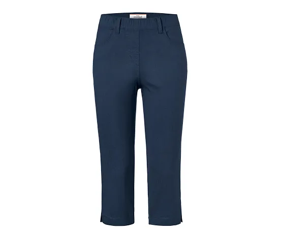 Bengalin-Hose in 3/4-Länge, dunkelblau