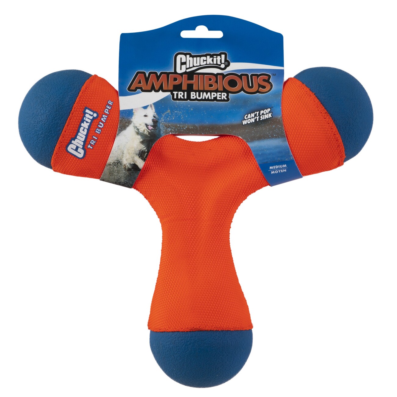 ChuckIt amphibious rumble tri-bumper medium