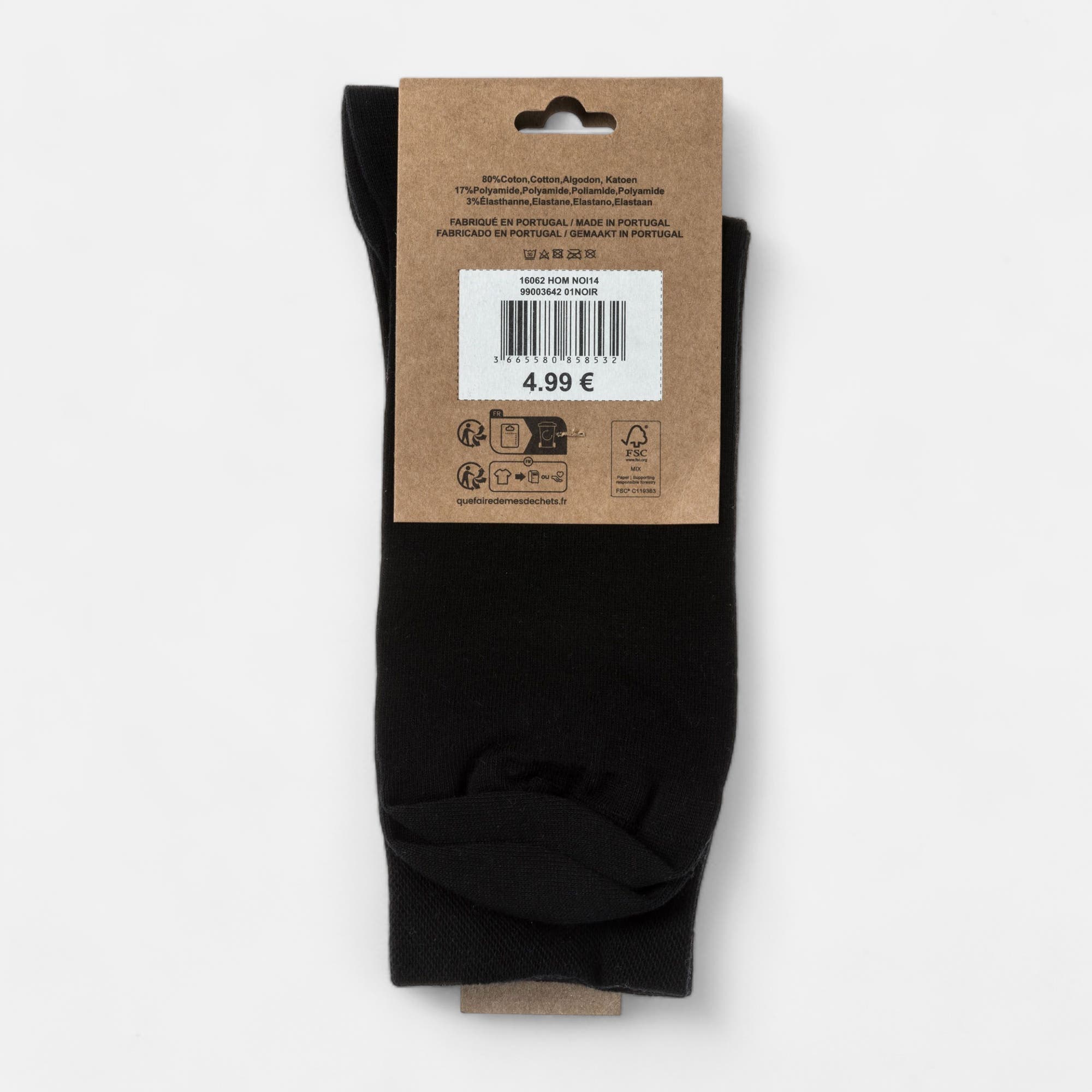 Chaussettes Homme noir