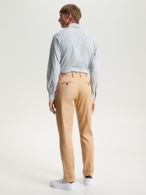 Calças Hampton Luxe Gabardine com Bainha Dobrada e Corte Afunilado