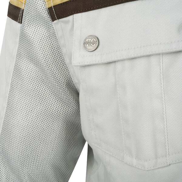 Segura - Blouson Mojo Gris Clair / Marron