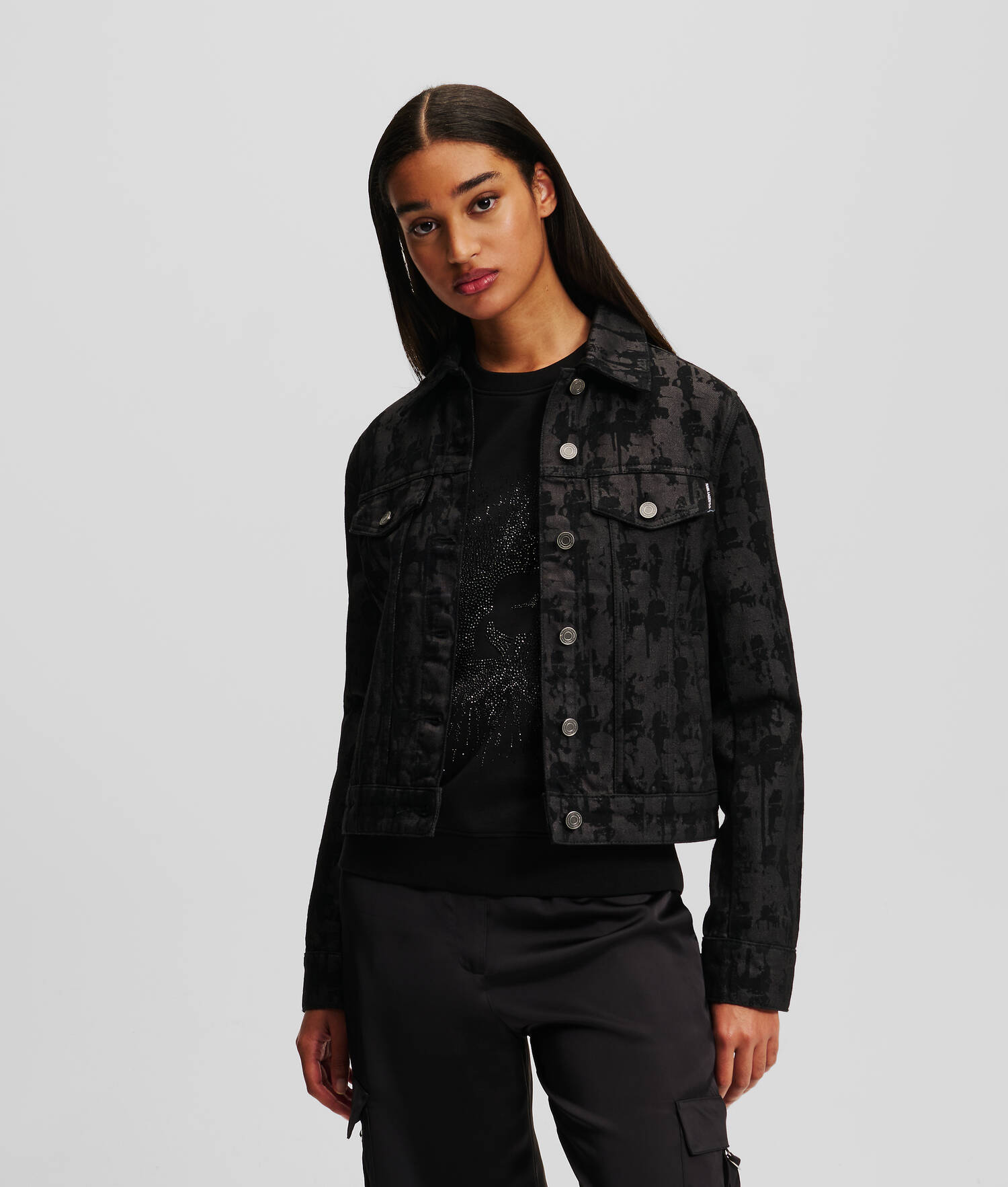 VESTE EN JEAN KARL KAMEO