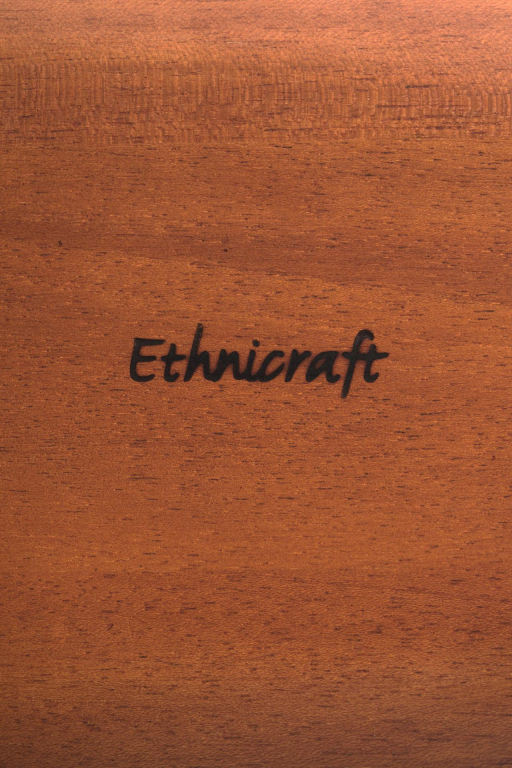 Ethnicraft Thin Oval serveerschaal set van 2 zwart mahonie
