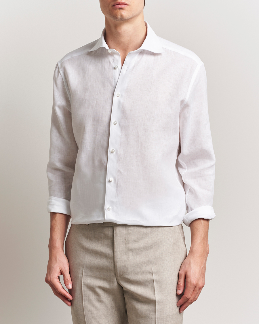 Stenströms 1899 Linen Shirt White