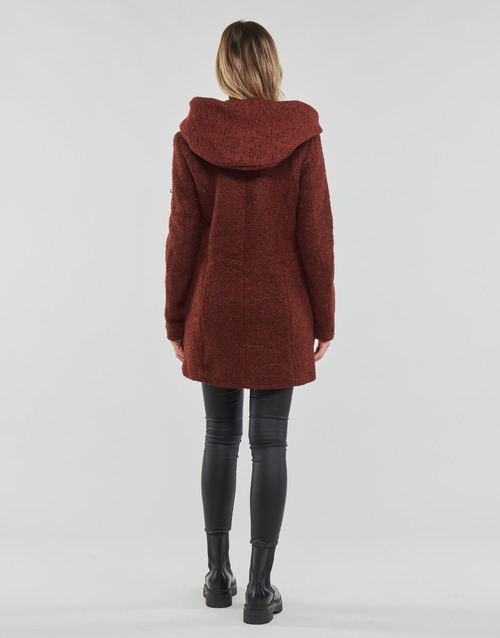 Only - ONLSEDONA BOUCLE WOOL COAT OTW NOOS - Bordeaux