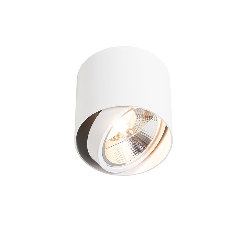 Smart opbouwspot wit draai- en kantelbaar incl. Wifi GU10 111mm - Impact
