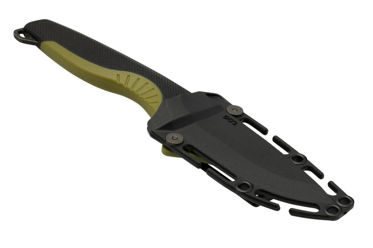 SOG Aegis FX 17-41-04-41 Black Moss Green, vaststaand mes