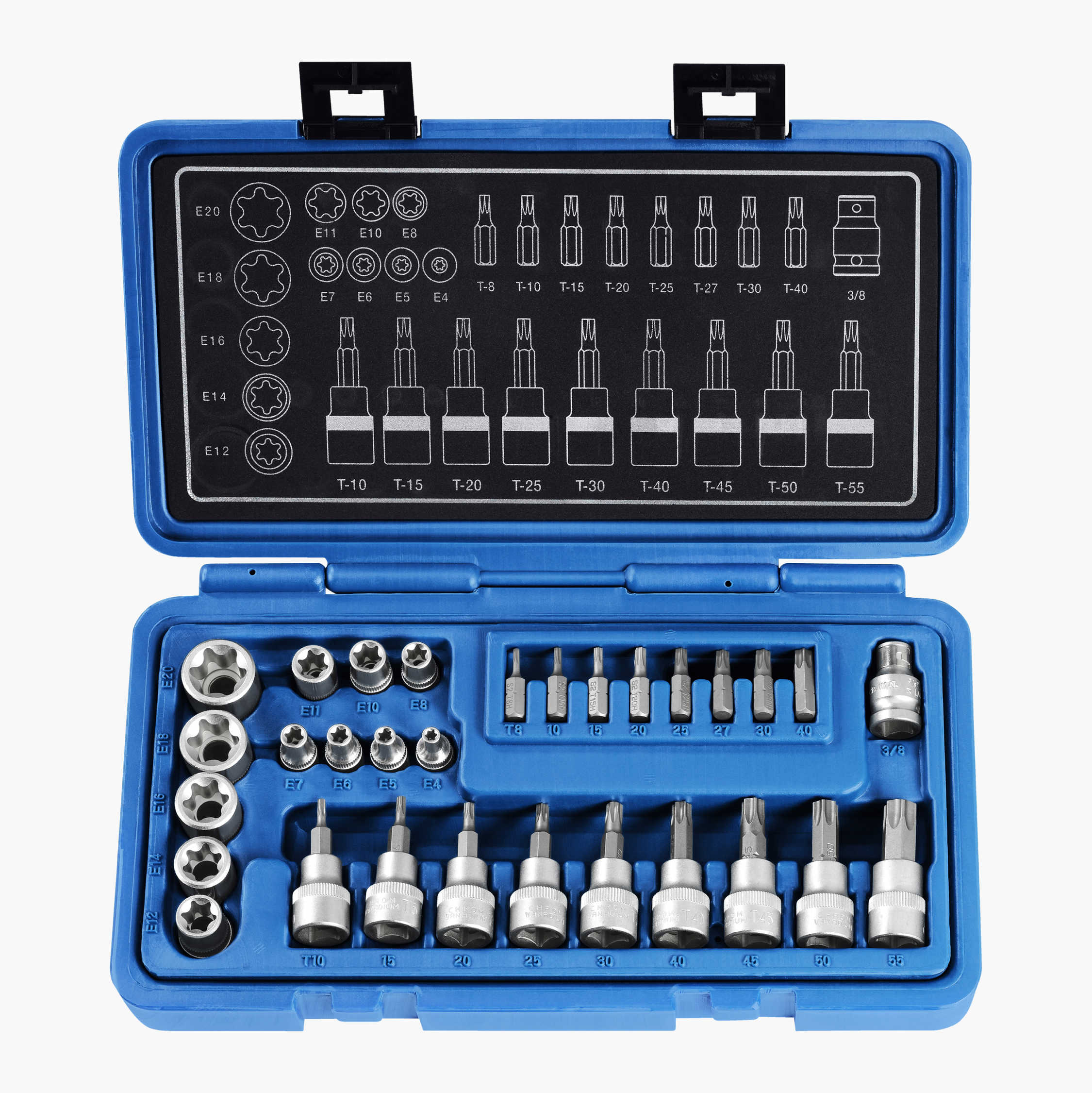 BITS- OG PIPESETT, TORX