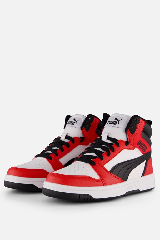 Puma Rebound v6 Mid Sneakers rood Synthetisch