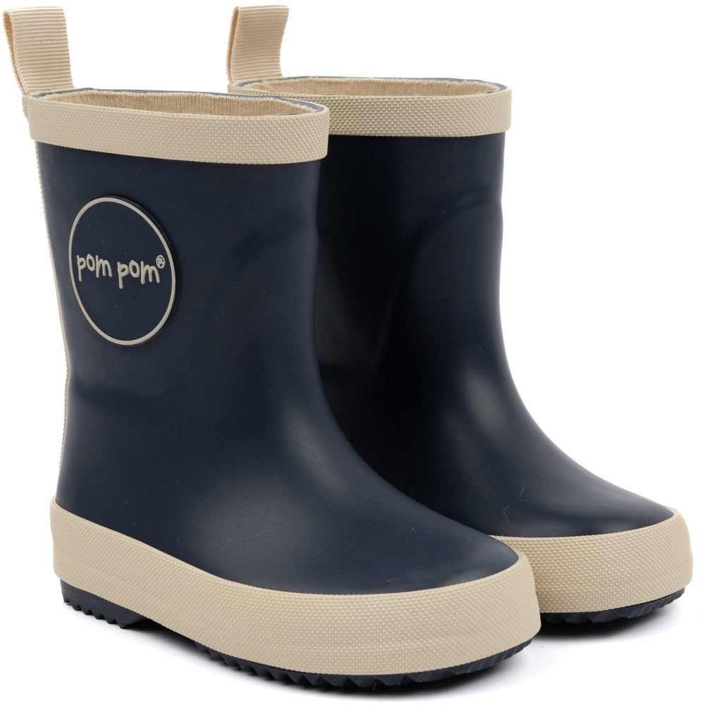 Køb Pom Pom Navy GumBoots™ Solid