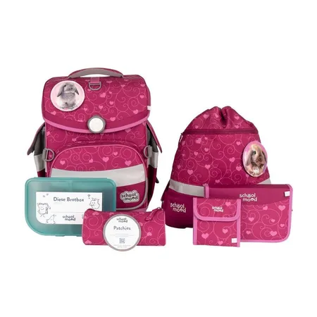 School-Mood Timeless Air+ Schulranzenset Hannah, 7-teilig