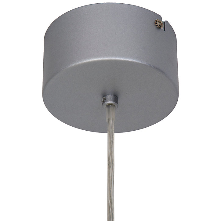 Suspension Syenite E27 IP20 blanc 16cm