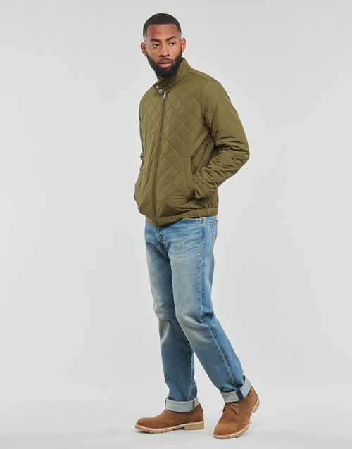 Gant - QUILTED WINDCHEATER - Kaki