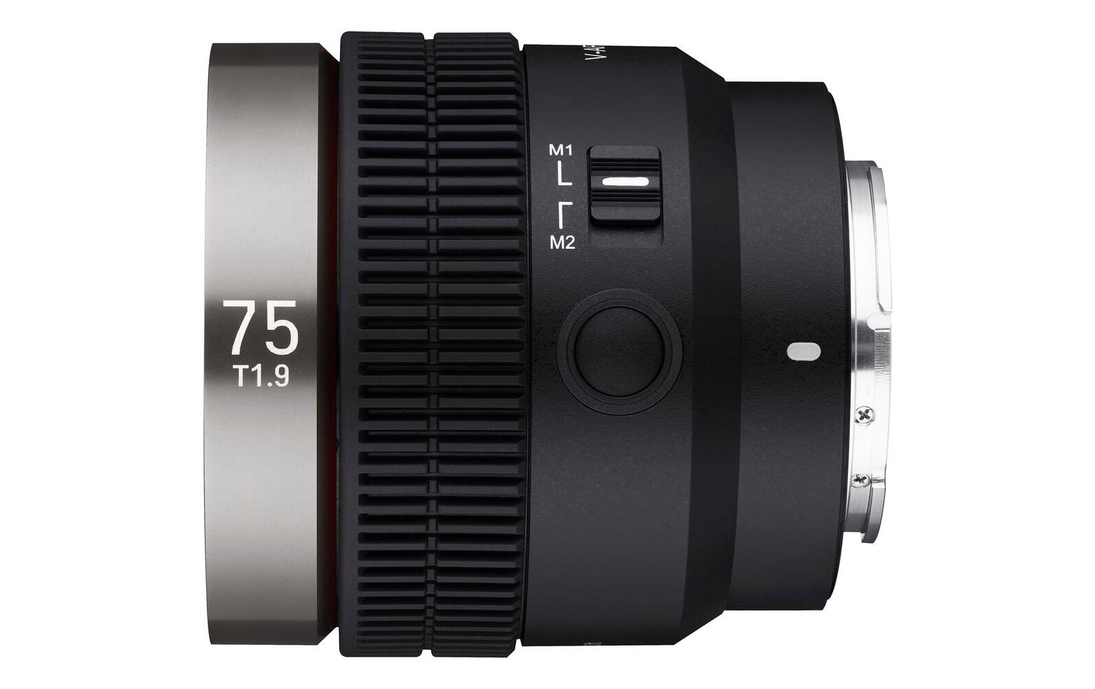 Festbrennweite V-AF 75mm T1.9 – Sony E-Mount<br>Hochwertiges Video-Autofokus-Objektiv