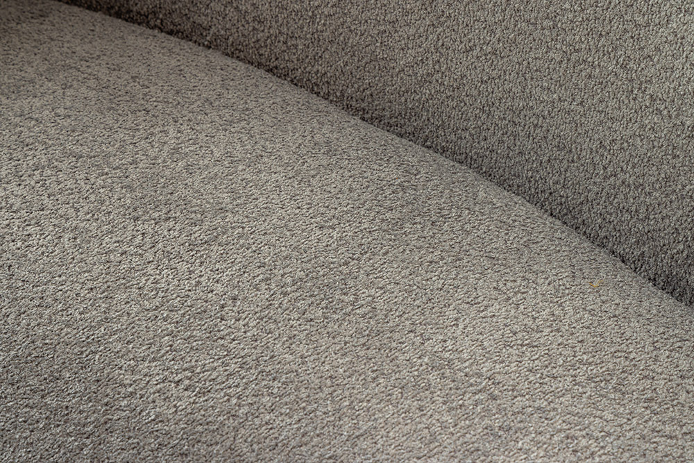 Modernes Sofa ATELIER 230cm grau Bouclé  3-Sitzer Couch inkl. Kissen