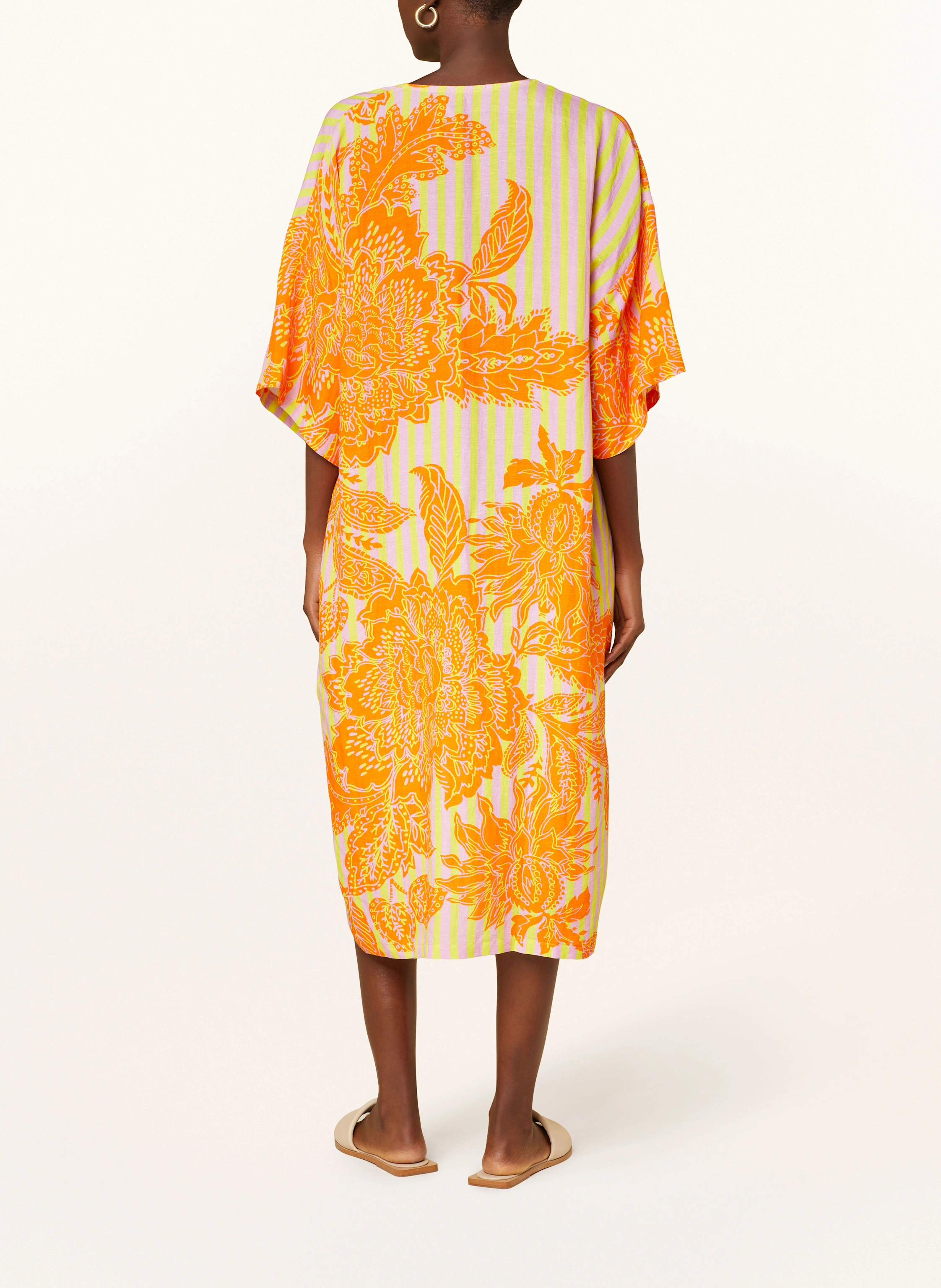yippie hippie Kleid mit Leinen