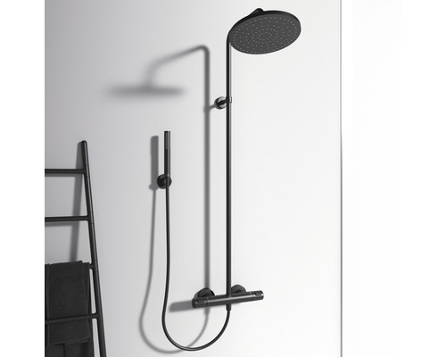 Douchekolom inclusief thermostaat Ideal Standard Ceratherm T25 zwart BC748XG