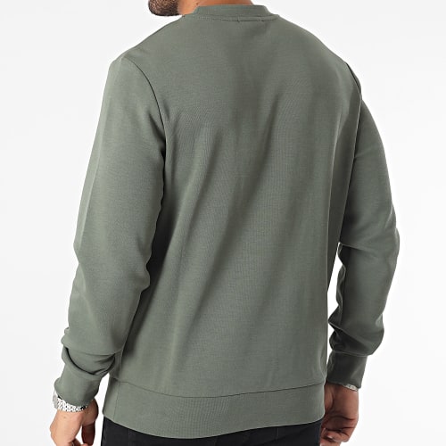 Sweat Crewneck Micro Logo Repreve 9926 Vert Kaki
