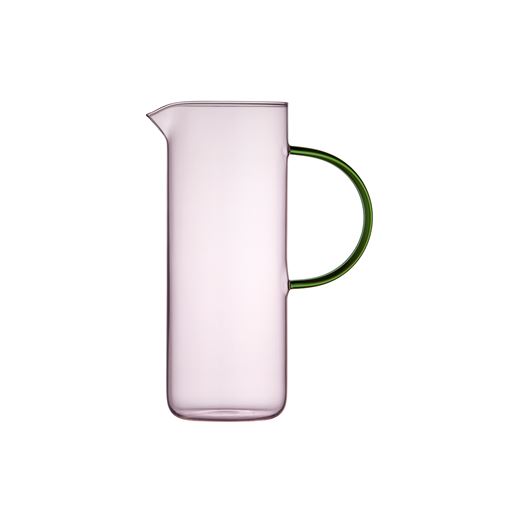 Lyngby Glas Torino Glaskande, Pink/ Grøn, 1,1 L
