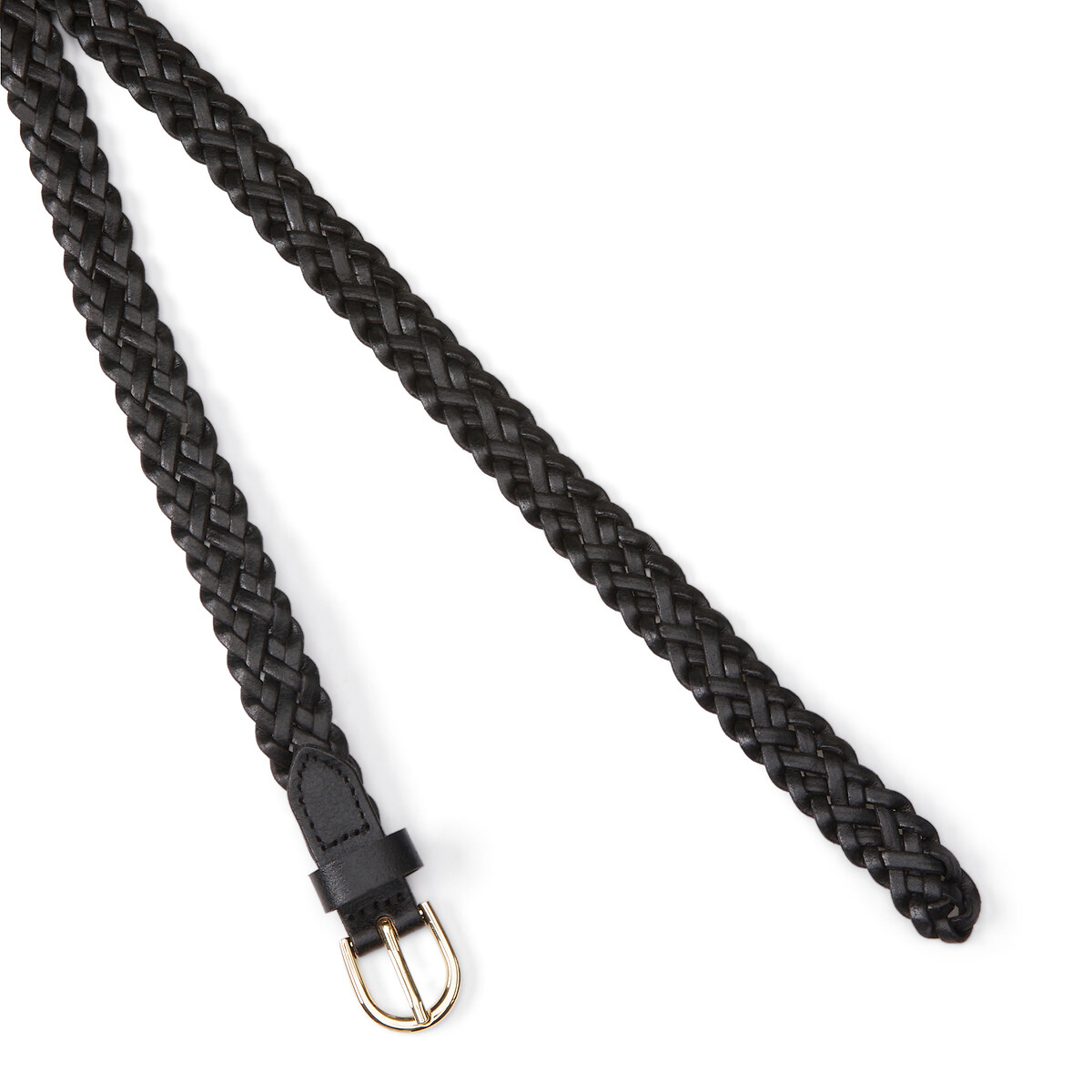 PEÇAS<br>Cinto de couro trançado Avery