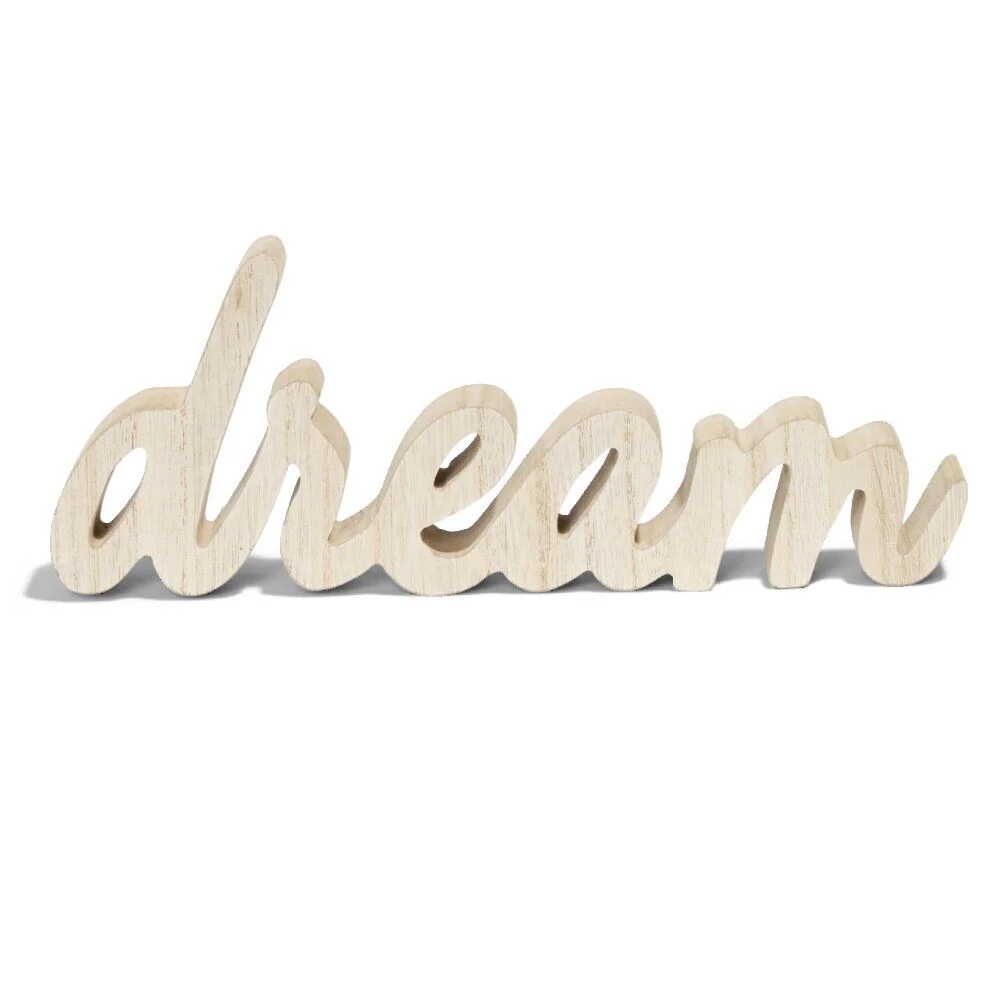Mot à poser Dream en bois L29,5xH11cm
