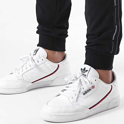 Pantalon Jogging A Bandes MMFP00299 Noir